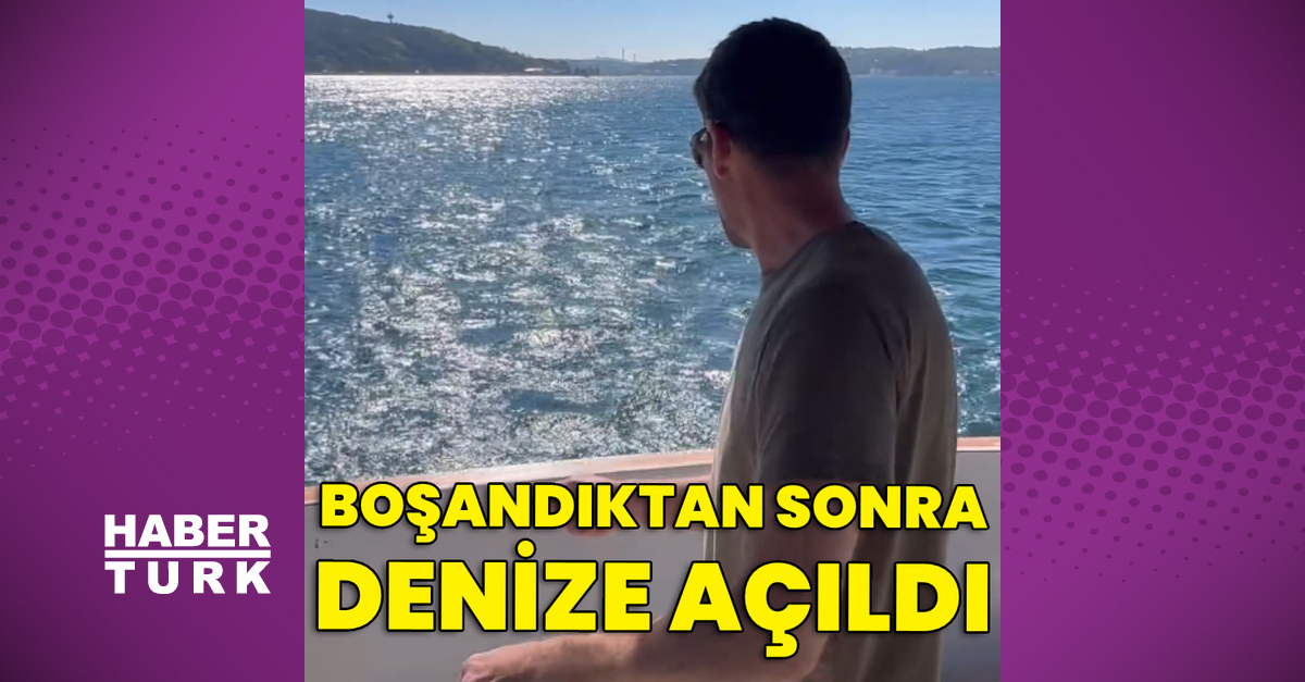Cemal Hünal, boşandıktan sonra denize açıldı